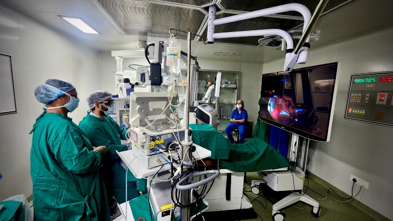 Surgical team at KSF Chembur center